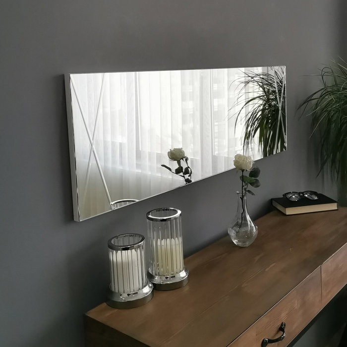 Hanah Home Espejo A321Y Plata 35x105 cm Hanah Home Espejo A321Y Plata 35x105 cm